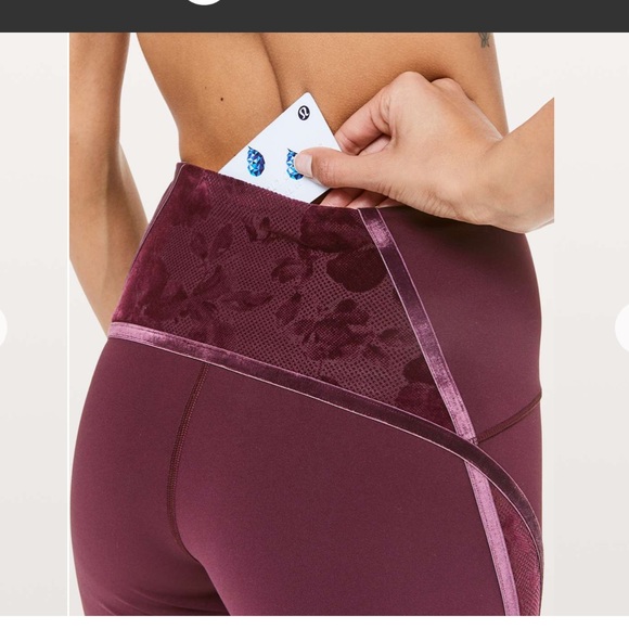 RARE Lululemon Wunder Under High-Rise Tight* Flocked
Dark Adobe /Scatter Floral - Picture 3 of 6